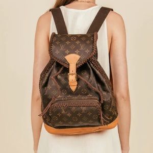 vintage boho backpack Louis Vuitton authentic